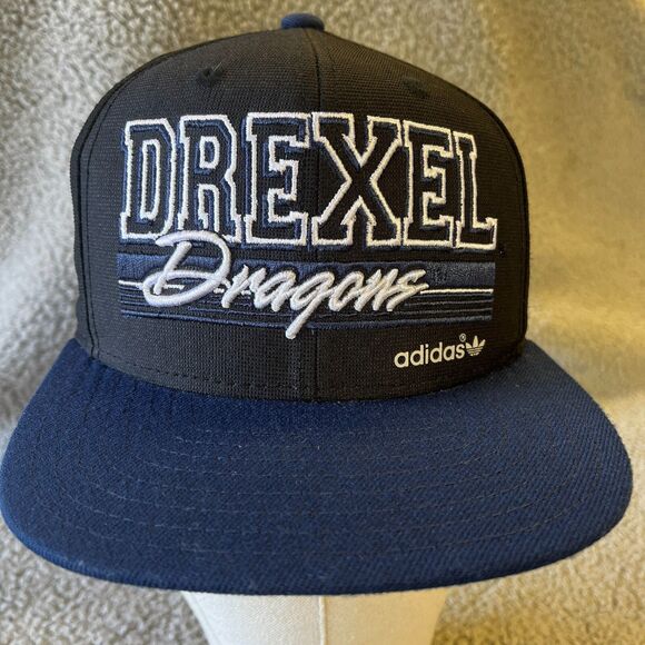 Drexel Dragons Adidas Adult Adjustable SNAPBACK Cap Hat NCAA  Spellout Logo - Picture 2 of 14
